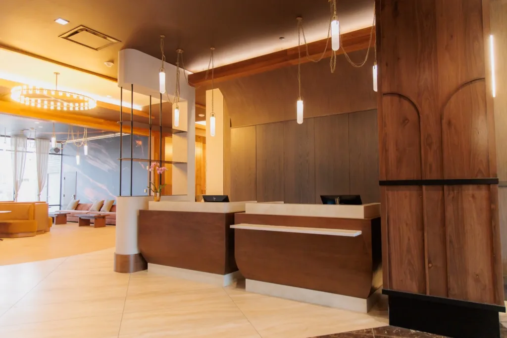 The Catlin Hotel checkin desk